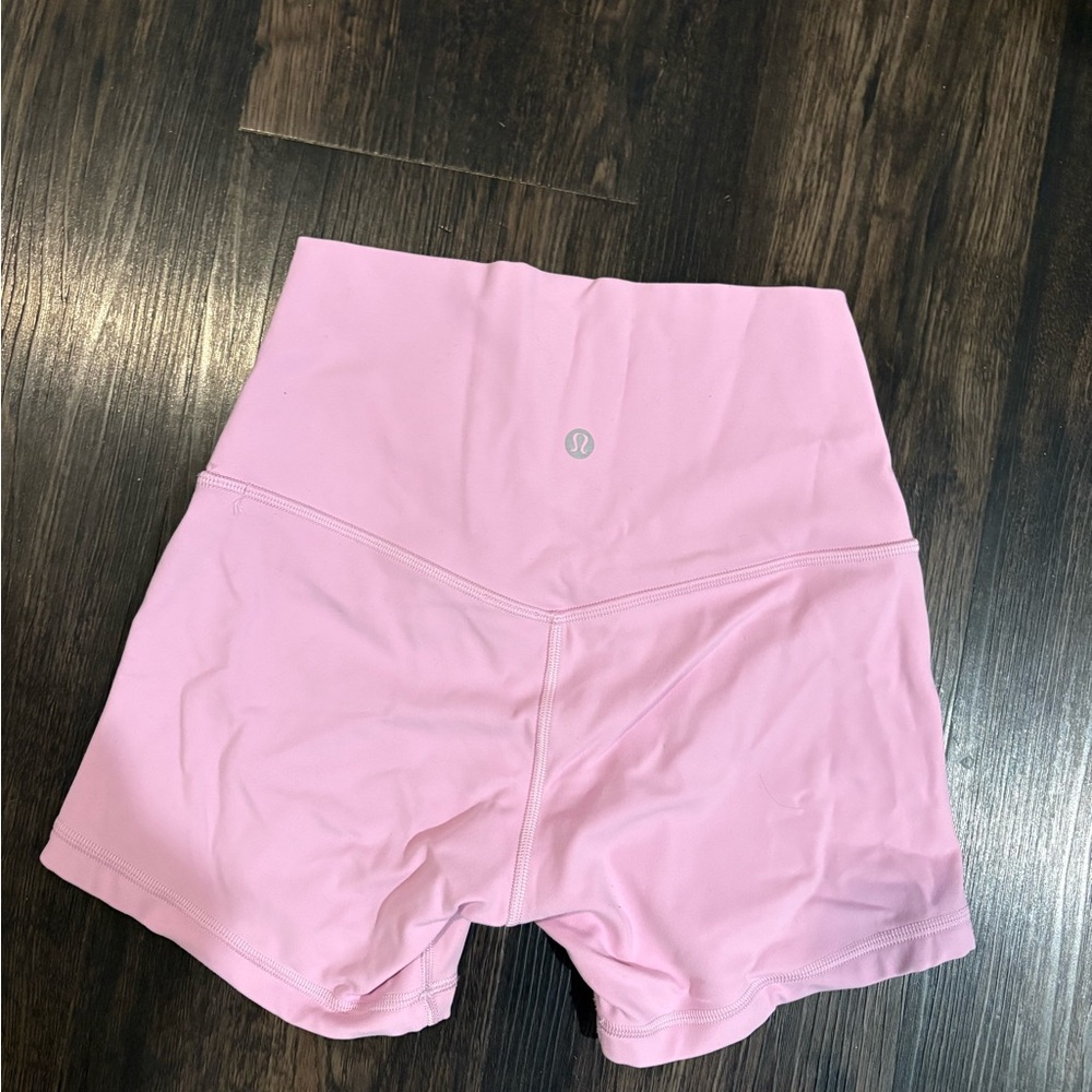 lululemon athletica High Waist Pink Shorts
